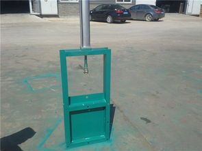 龍潭區來圖加工手動氣動插板閥