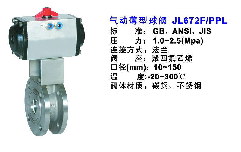 上海方高閥門廠氣動薄型球閥 緊湊設計，高效控制的工業閥門解決方案